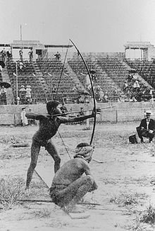 220px-Archery on Antropology days during 1904 Summer Olympics